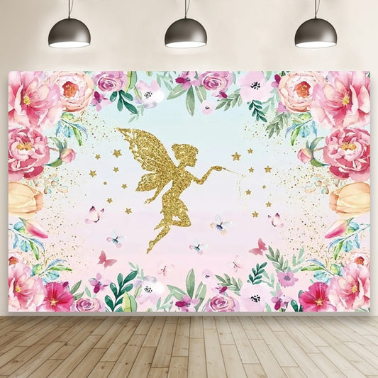 1.5m X 1m Butterfly Pattern Photography Backdrop Birthday Party Decoration Background Cloth(MDT10235) - Birthday Party by buy2fix | Online Shopping UK | buy2fix