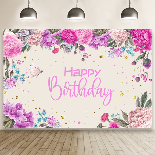 1.5m X 1m Butterfly Pattern Photography Backdrop Birthday Party Decoration Background Cloth(MDU02003) - Birthday Party by buy2fix | Online Shopping UK | buy2fix