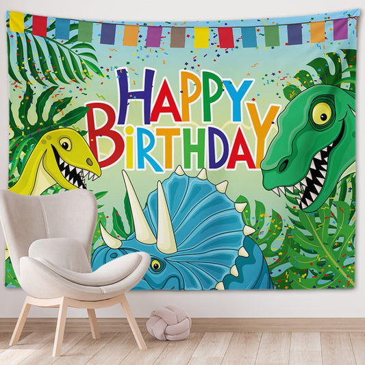 Happy Birthday Photo Backdrop Party Decoration Tapestry, Size: 150x130cm(GT56-9) - Cartoon by buy2fix | Online Shopping UK | buy2fix