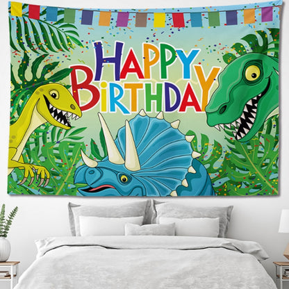 Happy Birthday Photo Backdrop Party Decoration Tapestry, Size: 230x180cm(GT56-7) - Cartoon by buy2fix | Online Shopping UK | buy2fix
