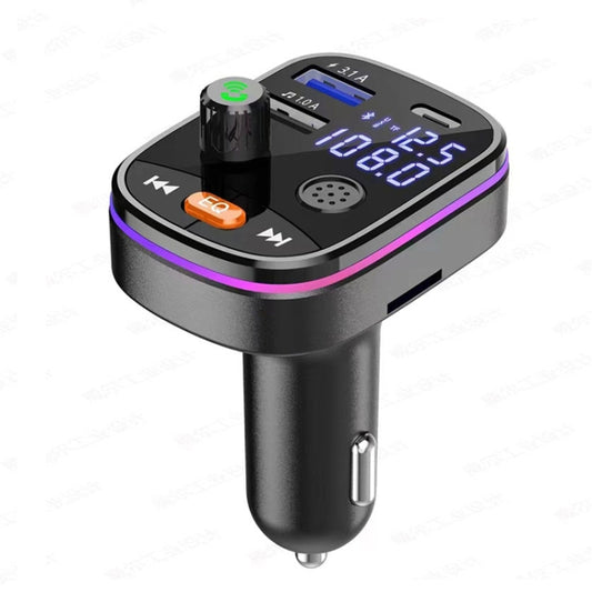 Q10 Car Bluetooth MP3 With TYPE-C Port PD Charging FM Transmitter - Bluetooth Car Kits by buy2fix | Online Shopping UK | buy2fix