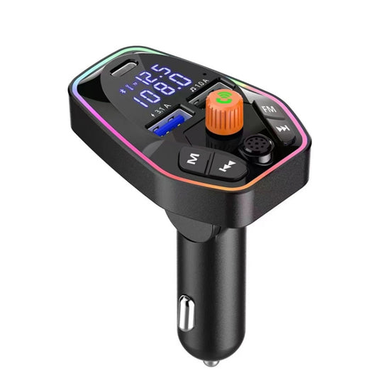 Q9 Car Bluetooth MP3 With TYPE-C Port PD Charging FM Transmitter - Bluetooth Car Kits by buy2fix | Online Shopping UK | buy2fix