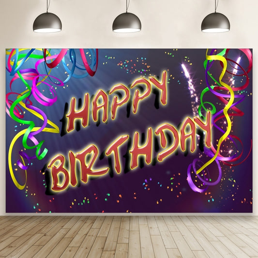 1.5m x 1m Flower Series Happy Birthday Party Photography Background Cloth(MSD00702) - Birthday Party by buy2fix | Online Shopping UK | buy2fix