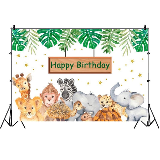 MDM07437 1.5m x 1m Animal Forest Cartoon Birthday Party Banquet Decoration Photo Background Cloth - Birthday Party by buy2fix | Online Shopping UK | buy2fix