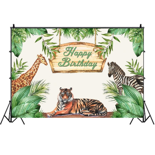 MDN03318 1.5m x 1m Animal Forest Cartoon Birthday Party Banquet Decoration Photo Background Cloth - Birthday Party by buy2fix | Online Shopping UK | buy2fix