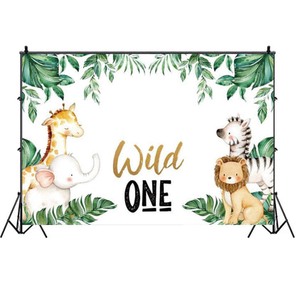 MDN08226 1.5m x 1m Animal Forest Cartoon Birthday Party Banquet Decoration Photo Background Cloth - Birthday Party by buy2fix | Online Shopping UK | buy2fix