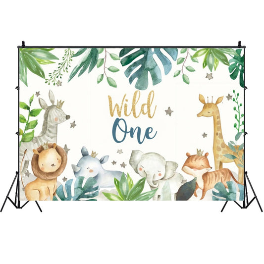 MDN12536 1.5m x 1m Animal Forest Cartoon Birthday Party Banquet Decoration Photo Background Cloth - Birthday Party by buy2fix | Online Shopping UK | buy2fix