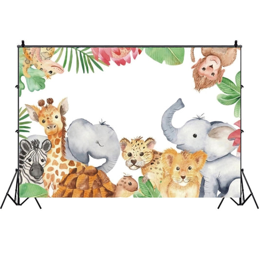 MDT09565 1.5m x 1m Animal Forest Cartoon Birthday Party Banquet Decoration Photo Background Cloth - Birthday Party by buy2fix | Online Shopping UK | buy2fix