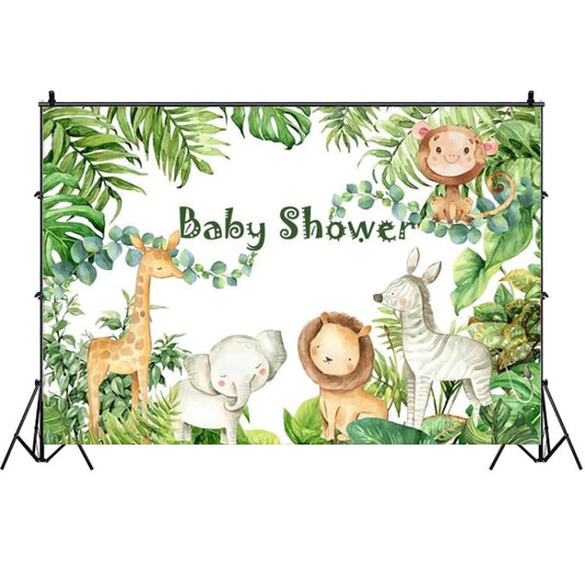 MDT10056 1.5m x 1m Animal Forest Cartoon Birthday Party Banquet Decoration Photo Background Cloth - Birthday Party by buy2fix | Online Shopping UK | buy2fix