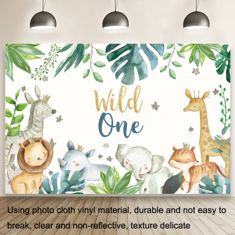 MDT10056 1.5m x 1m Animal Forest Cartoon Birthday Party Banquet Decoration Photo Background Cloth - Birthday Party by buy2fix | Online Shopping UK | buy2fix