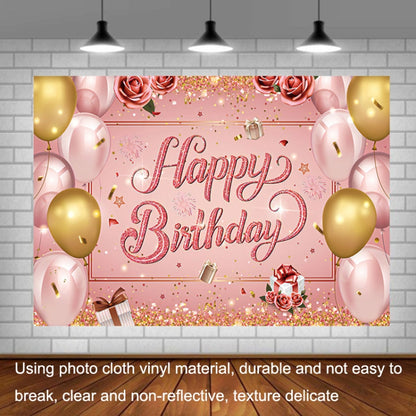 1.5m x 2.1m Children Birthday Party Venue Layout 3D Digital Studio Photography Background - Birthday Party by buy2fix | Online Shopping UK | buy2fix