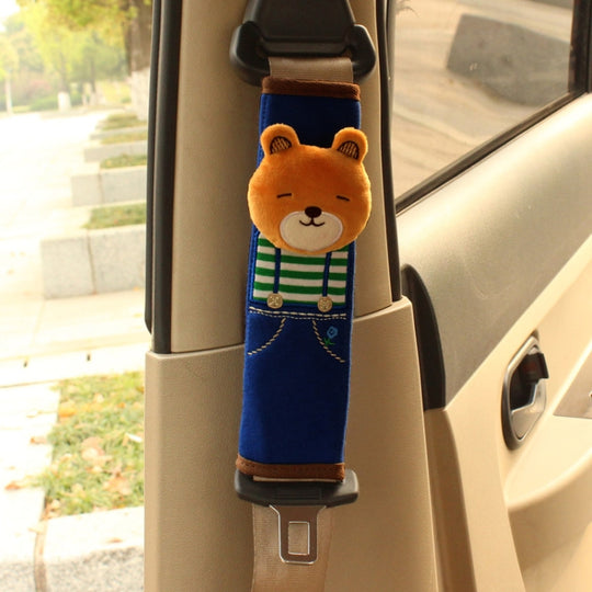 H002 Children Car Seat Belt Cartoon Cover(Bear)