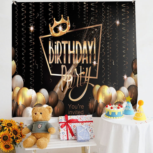 Birthday Layout Hanging Cloth Children Photo Wall Cloth, Size: 150x200cm Velvet(37) - Cartoon by buy2fix | Online Shopping UK | buy2fix