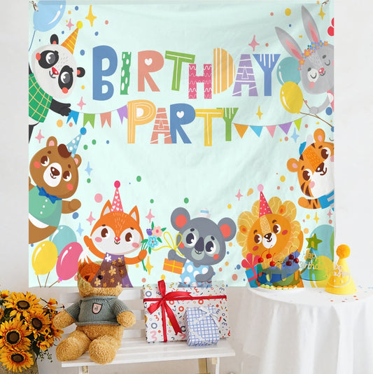 Birthday Layout Hanging Cloth Children Photo Wall Cloth, Size: 150x230cm Velvet(2) - Cartoon by buy2fix | Online Shopping UK | buy2fix