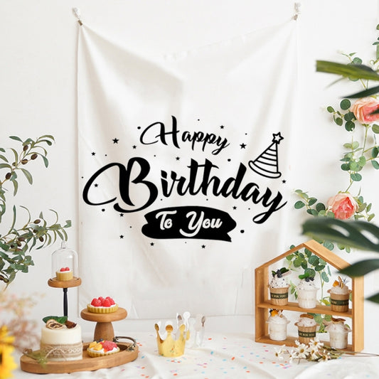 GT282 Birthday Background Cloth Party Scene Arranges Children Photos, Size: 150x200cm Velvet Cloth(2) - Birthday Party by buy2fix | Online Shopping UK | buy2fix
