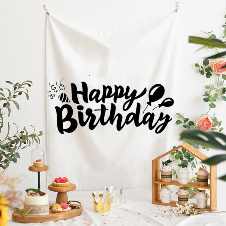 GT282 Birthday Background Cloth Party Scene Arranges Children Photos, Size: 150x200cm Velvet Cloth(3) - Birthday Party by buy2fix | Online Shopping UK | buy2fix