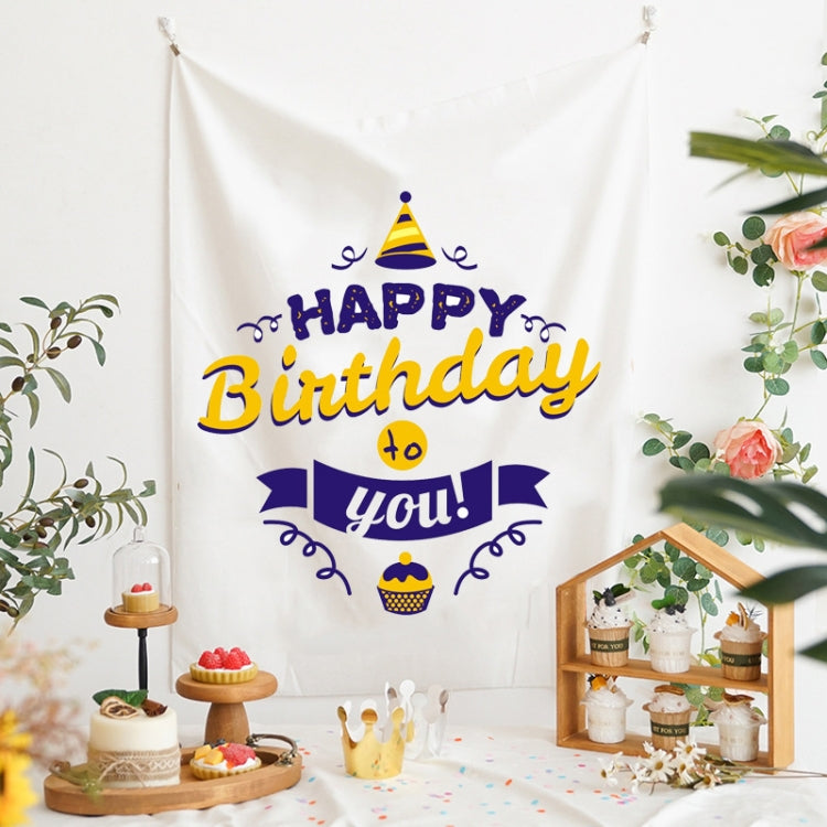 GT282 Birthday Background Cloth Party Scene Arranges Children Photos, Size: 150x200cm Velvet Cloth(4) - Birthday Party by buy2fix | Online Shopping UK | buy2fix