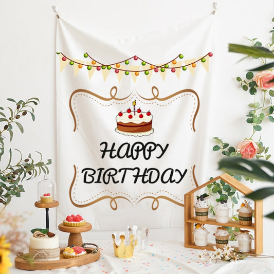 GT282 Birthday Background Cloth Party Scene Arranges Children Photos, Size: 150x200cm Velvet Cloth(6) - Birthday Party by buy2fix | Online Shopping UK | buy2fix