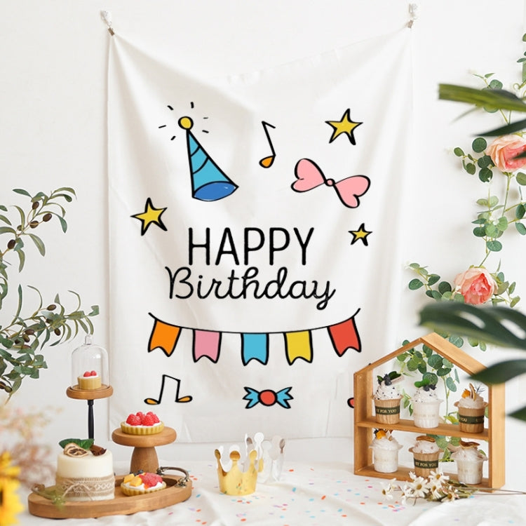 GT282 Birthday Background Cloth Party Scene Arranges Children Photos, Size: 150x200cm Velvet Cloth(9) - Birthday Party by buy2fix | Online Shopping UK | buy2fix