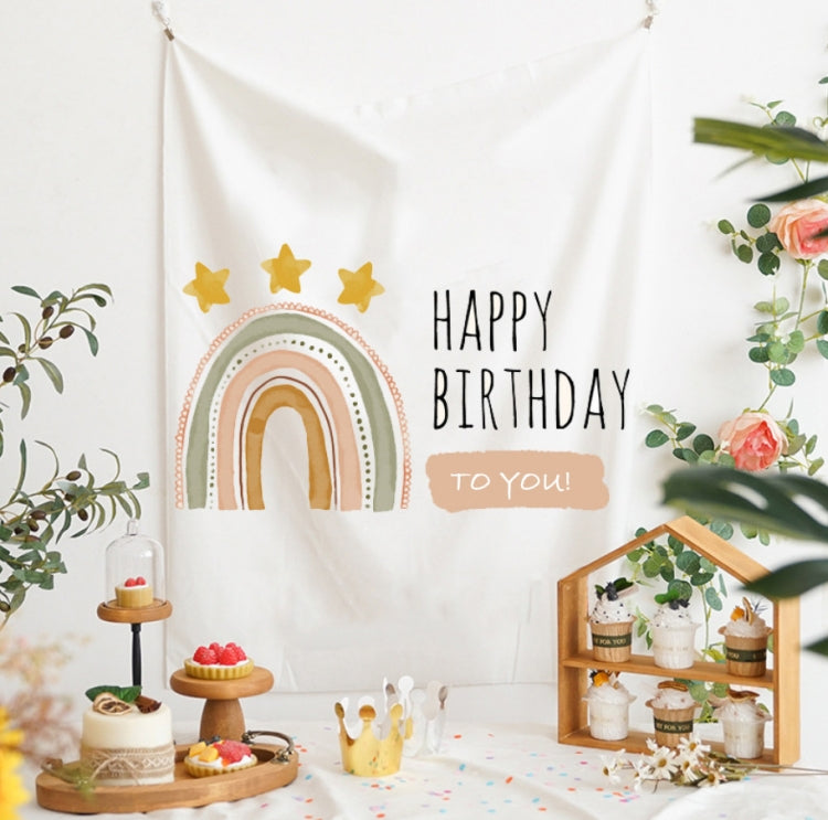 GT282 Birthday Background Cloth Party Scene Arranges Children Photos, Size: 150x200cm Velvet Cloth(13) - Birthday Party by buy2fix | Online Shopping UK | buy2fix
