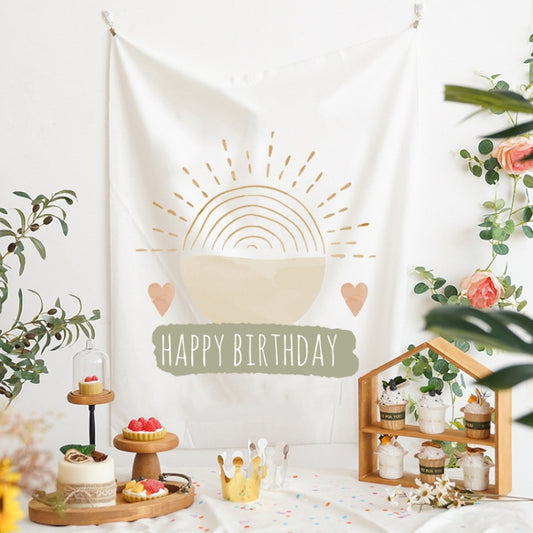 GT282 Birthday Background Cloth Party Scene Arranges Children Photos, Size: 150x200cm Velvet Cloth(15) - Birthday Party by buy2fix | Online Shopping UK | buy2fix