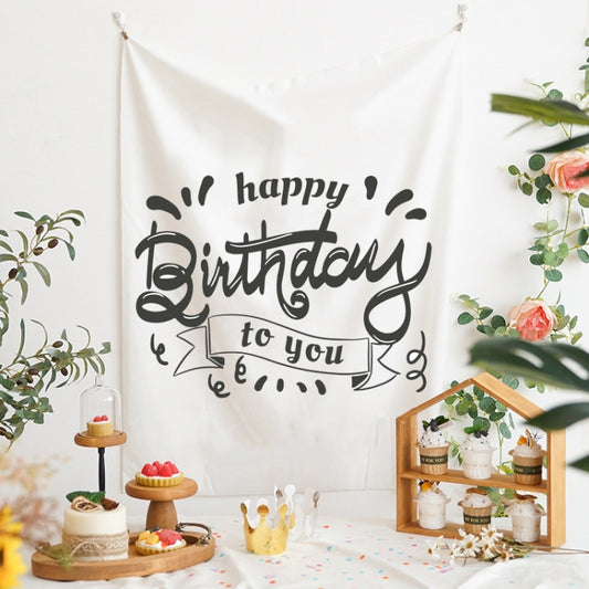 GT282 Birthday Background Cloth Party Scene Arranges Children Photos, Size: 150x200cm Velvet Cloth(16) - Birthday Party by buy2fix | Online Shopping UK | buy2fix
