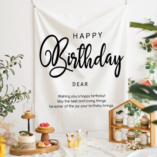 GT282 Birthday Background Cloth Party Scene Arranges Children Photos, Size: 150x200cm Velvet Cloth(20) - Birthday Party by buy2fix | Online Shopping UK | buy2fix