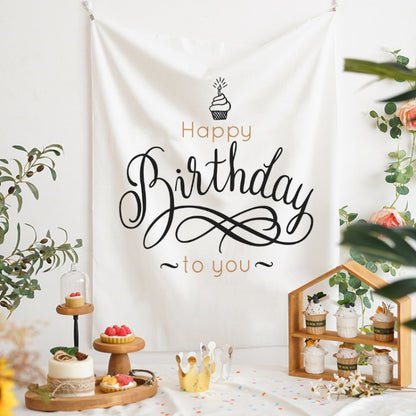 GT282 Birthday Background Cloth Party Scene Arranges Children Photos, Size: 150x200cm Velvet Cloth(24) - Birthday Party by buy2fix | Online Shopping UK | buy2fix