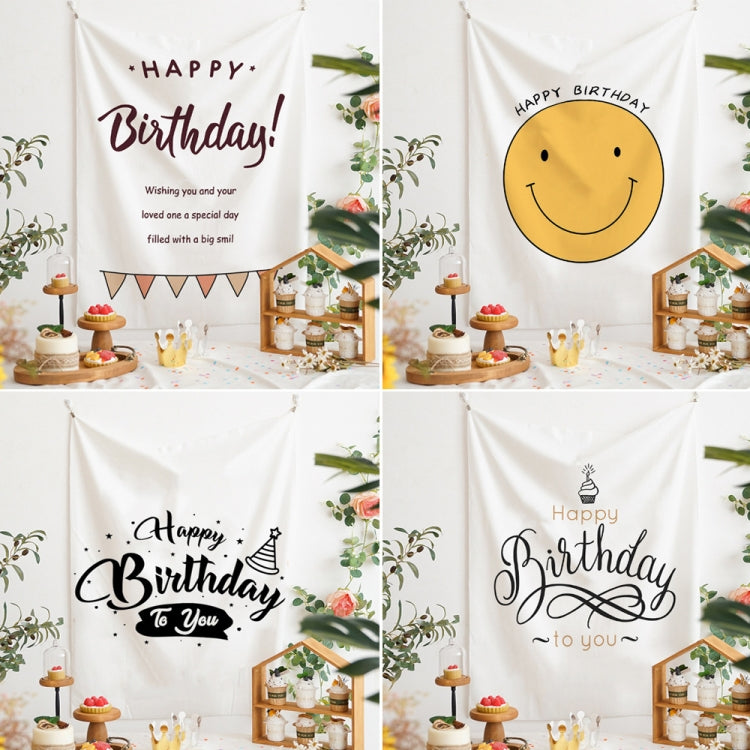 GT282 Birthday Background Cloth Party Scene Arranges Children Photos, Size: 150x200cm Velvet Cloth(4) - Birthday Party by buy2fix | Online Shopping UK | buy2fix