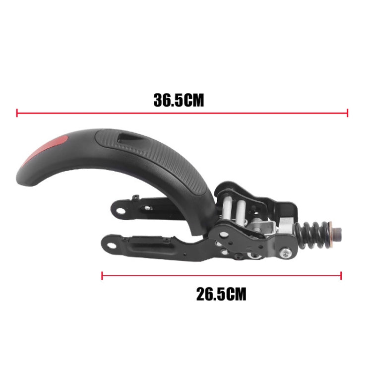 Rear Shock Absorber Rear Fender Reducer Assembly Kit for Ninebot ES1/ES2/ES3/ES4(Black) - Accessories & Parts by buy2fix | Online Shopping UK | buy2fix