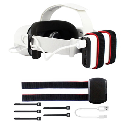 For Oculus Quest / Quest 2 VR All-in -one Charging Belt Accessories(Black) - VR Accessories by buy2fix | Online Shopping UK | buy2fix