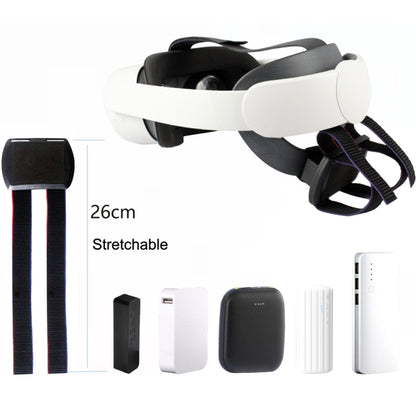 For Oculus Quest / Quest 2 VR All-in -one Charging Belt Accessories(Black) - VR Accessories by buy2fix | Online Shopping UK | buy2fix