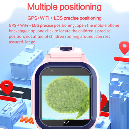 DF70 1.4 Inch 4G GPS + WIFI + LBS Positioning Children Calling Watch With SOS Function, Color: Black by buy2fix