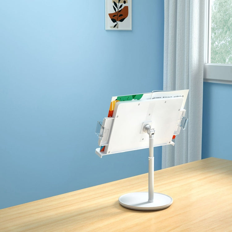 AP-4HB Desktop Non-slip Stable Tablet Reading Bracket(White) - Laptop Stand by buy2fix | Online Shopping UK | buy2fix