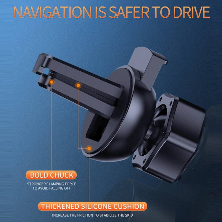 Q3 Infrared Induction Magnetic Car Wireless Charging Phone Bracket with Micro USB + 8 Pin + Type-C / USB-C Magnetic Connector(Blue) - Wireless Charger Holders by buy2fix | Online Shopping UK | buy2fix