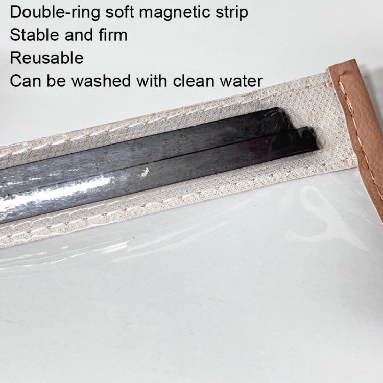 Electric Vehicle Charging Port Magnetic Transparent Rain Cover(Black) - Waterproof Covers by buy2fix | Online Shopping UK | buy2fix