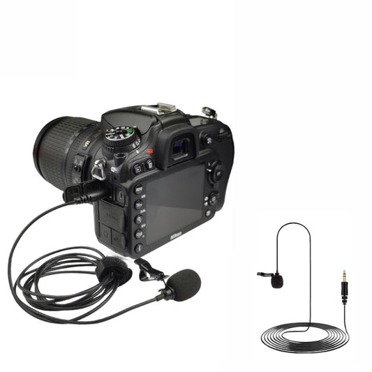 For Rode Wireless Camera Lavalier Microphone, Length 1.5m(Black) - Camera Microphone by buy2fix | Online Shopping UK | buy2fix