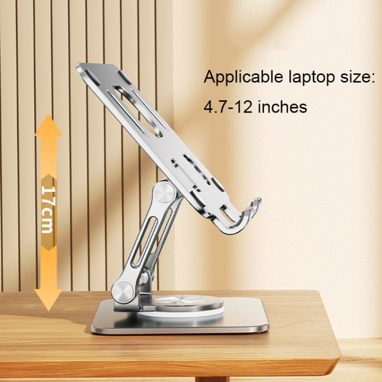 SP-026 360-degree Rotating Universal Desktop Tablet Folding Bracket(Silver) - Laptop Stand by buy2fix | Online Shopping UK | buy2fix
