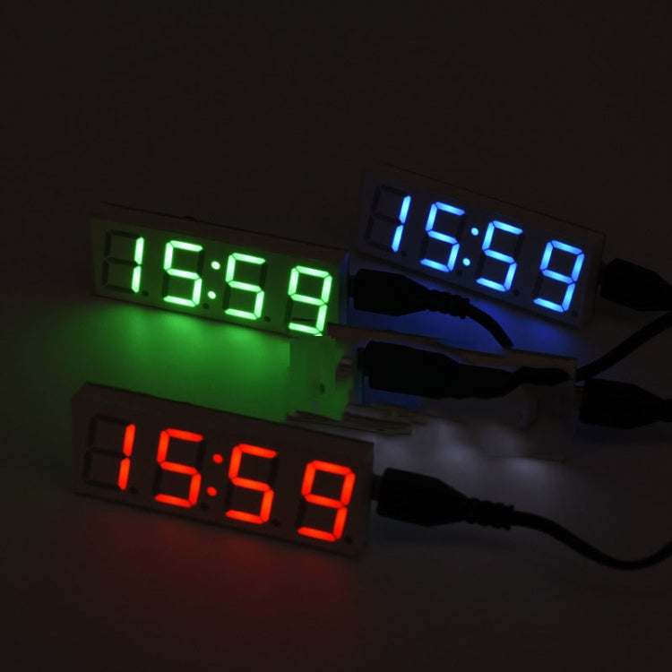 0.8 Inch Electronic Clock Movement Module WIFI Digital Tube Digital Time Display(Green) - Clocks & Car Meters by buy2fix | Online Shopping UK | buy2fix