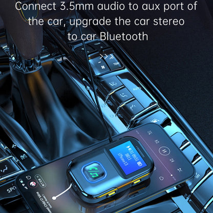 BR11 With Screen Bluetooth Audio Receiver MP3 Player - Bluetooth Adapters by buy2fix | Online Shopping UK | buy2fix