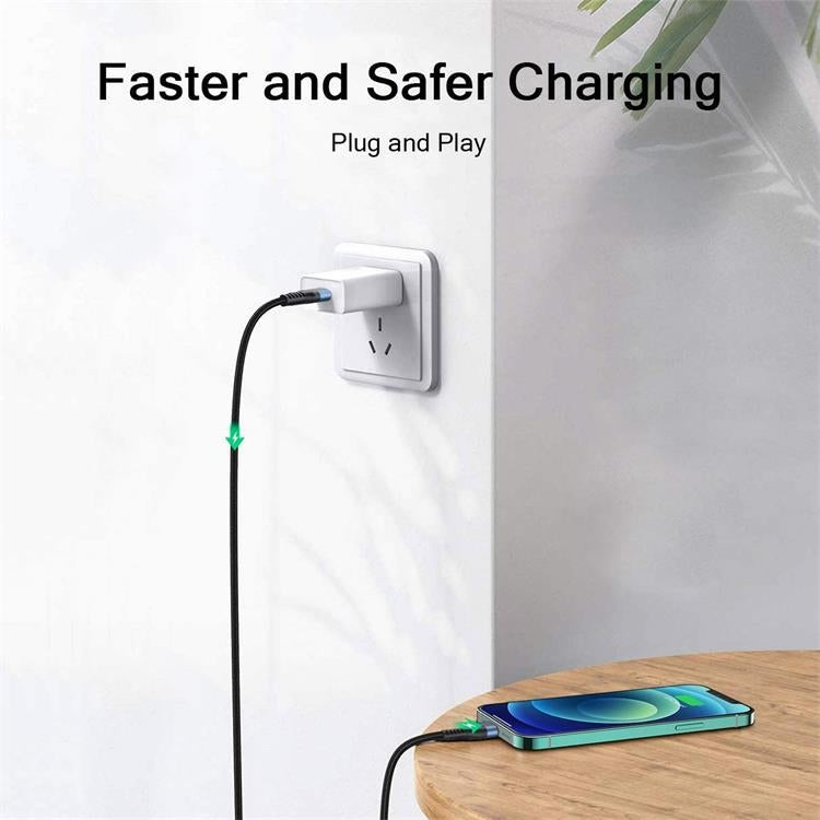 QGeeM MF01 USB-A To 8 Pin Phone Tablet Fast Charging Data Cable, Length: 1m - Normal Style Cable by QGeeM | Online Shopping UK | buy2fix