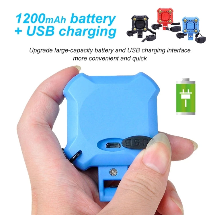 2 In 1 Bike 140db Bell 4 Lamp Cycling Light Bicycle Horn 5-sounds Alarm(Red) by buy2fix