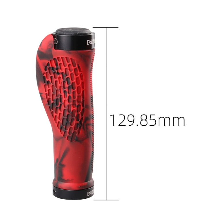 MZYRH 1pair Mountain Bike Bicycle Handlebar Grips Protective Covers(Black and Red) by MZYRH