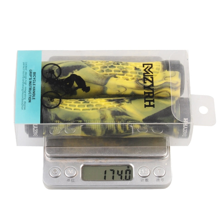 MZYRH 1pair Mountain Bike Bicycle Handlebar Grips Protective Covers(Black and Red) by MZYRH