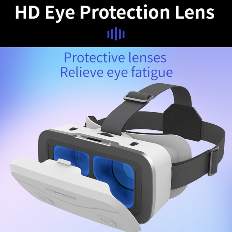 VRSHINECON G15 Helmet Virtual Reality VR Glasses All In One Game Phone 3D Glasses(Black) - VR Headset by buy2fix | Online Shopping UK | buy2fix