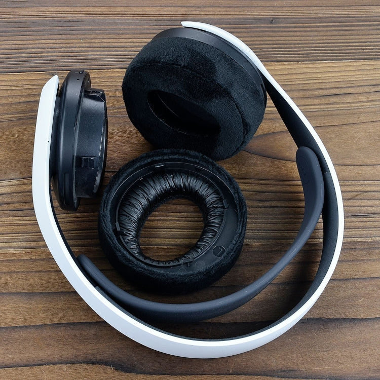For Sony PS5 Wireless Pulse 3D 2pcs Headphone Replacement Earpads(Velvet) - Earmuff & Pad by buy2fix | Online Shopping UK | buy2fix