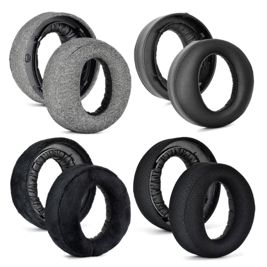 For Sony PS5 Wireless Pulse 3D 2pcs Headphone Replacement Earpads(Burlap Gray) - Earmuff & Pad by buy2fix | Online Shopping UK | buy2fix
