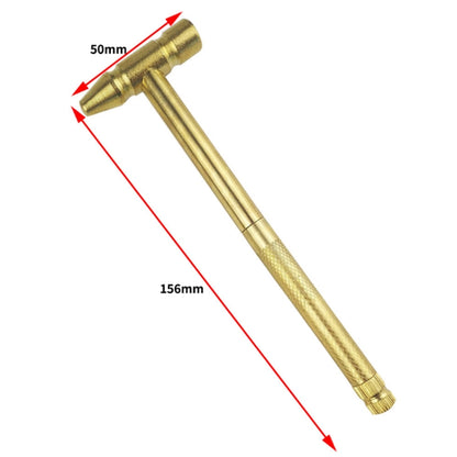 6 in 1 Multifunctional Mini Household Brass Hammer Screwdriver(10097) - Screwdriver Tools by buy2fix | Online Shopping UK | buy2fix