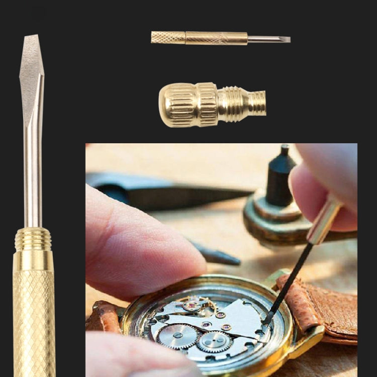 6 in 1 Multifunctional Mini Household Brass Hammer Screwdriver(10097) - Screwdriver Tools by buy2fix | Online Shopping UK | buy2fix