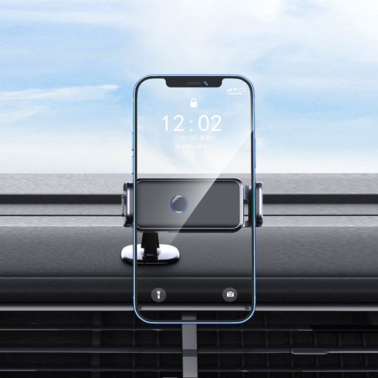 Car Air Outlet Smart Navigation Electric Mobile Phone Holder, Color: 660 Black by buy2fix